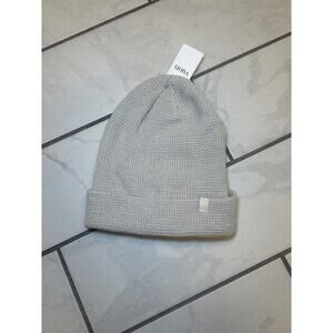 VUORI Alpine Waffle Knit Beanie  Grey  Winter Hat NEW W/ TAGS Cap.